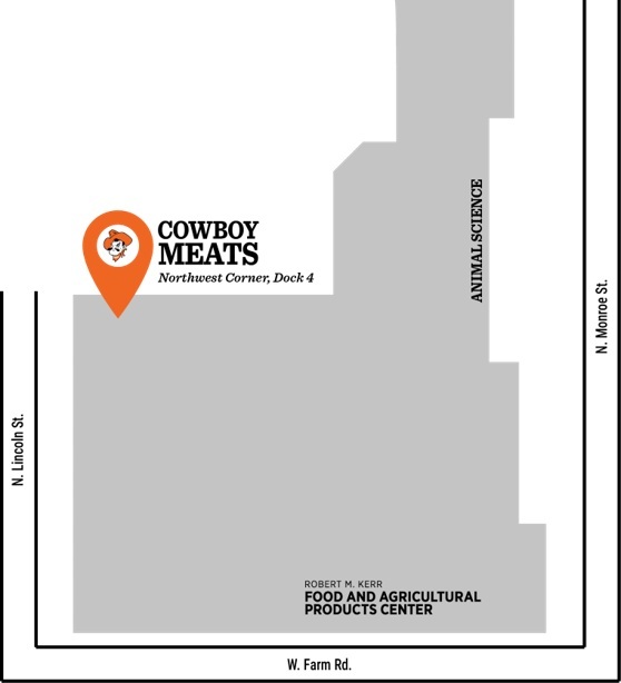 FAPC Parking map.
