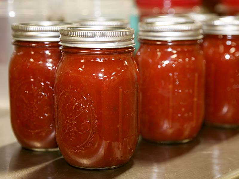 jars of salsa